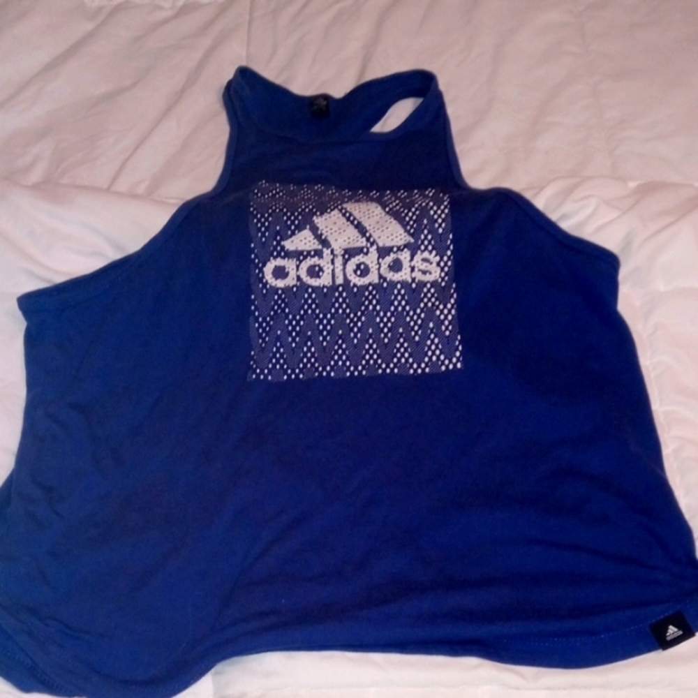 Adidas Women's Vibrant Blue Tank Top